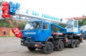 Аренда автокрана Галичанин КС-55729-1В, 32 тонн